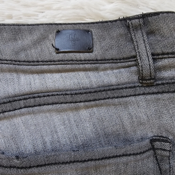 LL Bean Signature Womens Boyfriend Jeans Gray‎ Wash size 10 - Picture 10 of 13